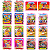 Image overview of cards 25a to 32b of the United States Garbage Pail Kids All-New Series 4